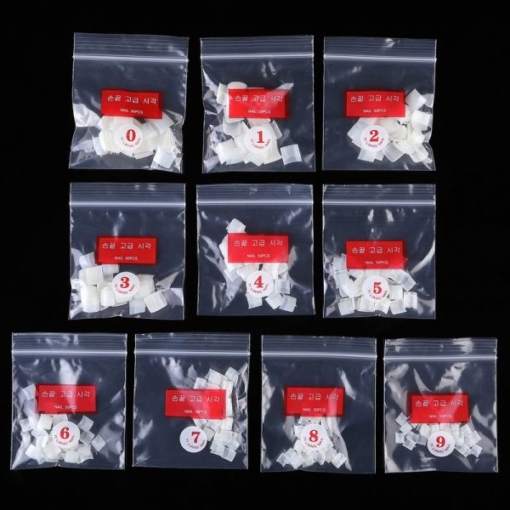 10 bags of Artificial Long French Edge Nail tips