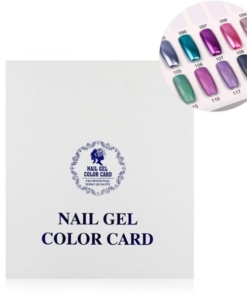 120 Colors Nail Gel Polish Color Display Chart Book