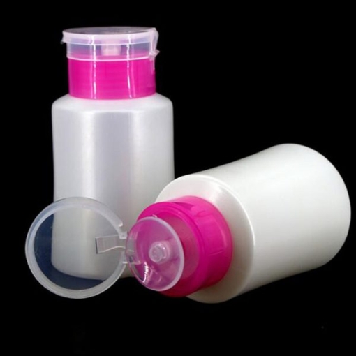 165ML High-quality Thick Nail Polish Remover Dispenser Pump Bottle Empty Container-2