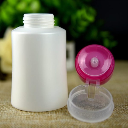 165ML High-quality Thick Nail Polish Remover Dispenser Pump Bottle Empty Container-6