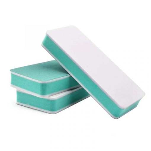 2 Ways Square Shape Nail Shiner Buffer Polishing Block Sanding Files-2