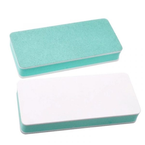 2 Ways Square Shape Nail Shiner Buffer Polishing Block Sanding Files-3