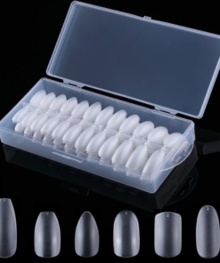 240pcs ultra-thin seamless frosted nail tips with box