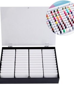 44 Grids Nail Gel Polish Color Display Tips Storage Box