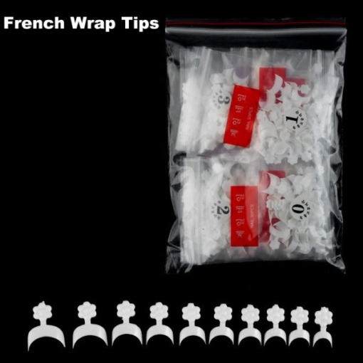 500pcs French Wrap Edge Nail Tips