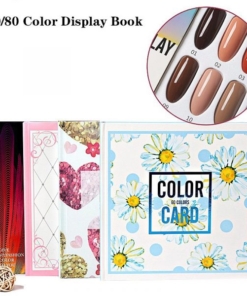 60 And 80 Colors Various Designs Of Nail Gel Polish Display Card Book Color Board