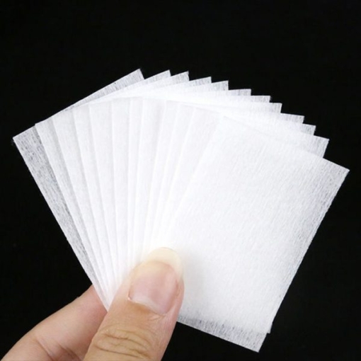 750PCS Lint-Free Hard Nail Wipes Gel Polish Remover Cotton Pads-2