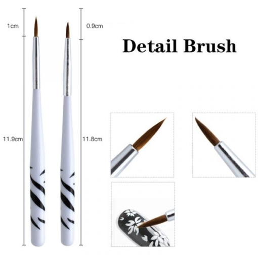 8PCS Nail Art Design Polish Brush Painting Pen Set-2