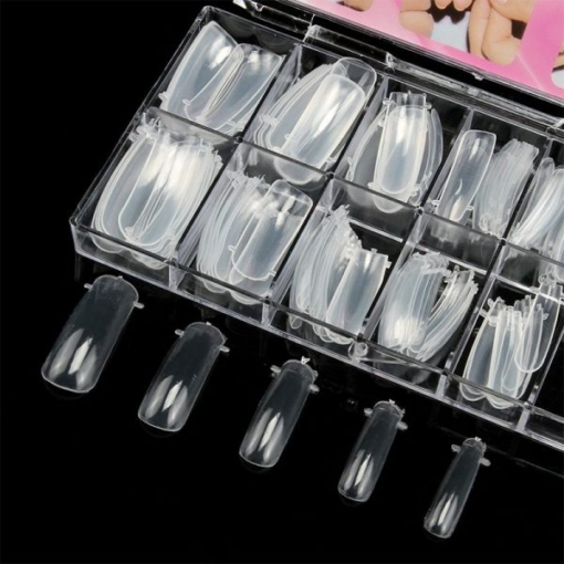 details of 100pcs Dual Forms Nail Mould Tips With Box-2