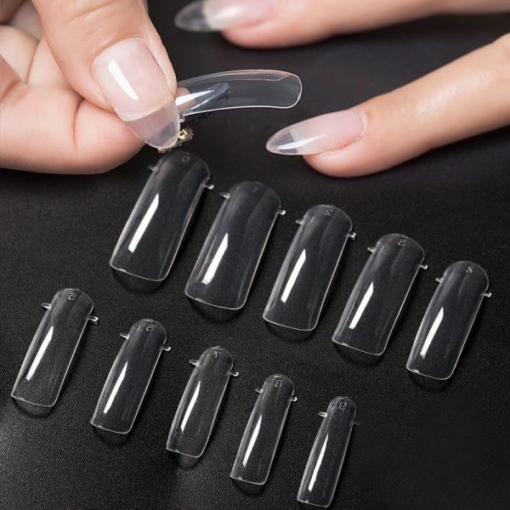 details of 100pcs Dual Forms Nail Mould Tips With Box-4