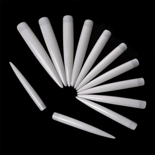 details of 12PCS Super Long False Half Cover Sharp Salon Nail Art Tips-2