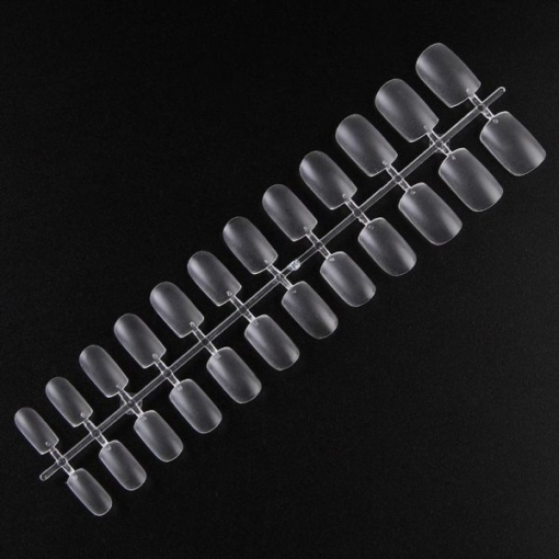 details of 288PCS Extra Thin Frosted Full Cover False Nail Tips With Box-2