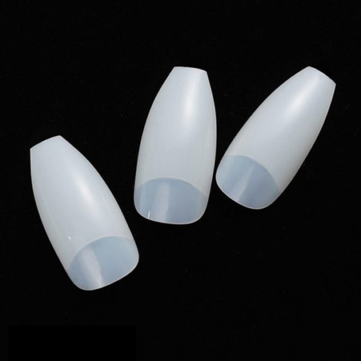 details of 500pcs Ballerina Coffin Half Cover Nail Tips-1