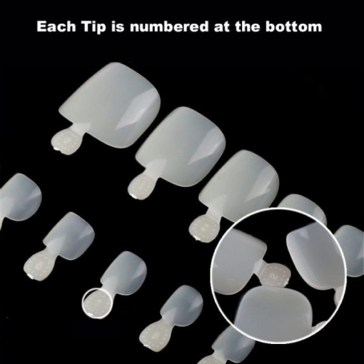 details of full cover toe tips