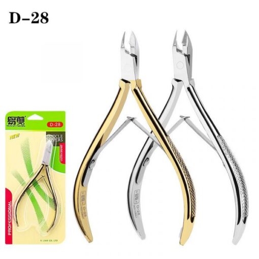 High Quality Cuticle Nippers 3CR13 Stainless Steel Double Spring Manicure Tools-0