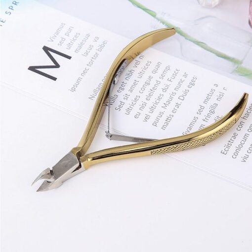 High Quality Cuticle Nippers 3CR13 Stainless Steel Double Spring Manicure Tools-5