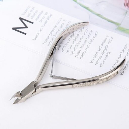 High Quality Cuticle Nippers 3CR13 Stainless Steel Double Spring Manicure Tools-6