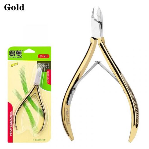 High Quality Cuticle Nippers 3CR13 Stainless Steel Double Spring Manicure Tools-9