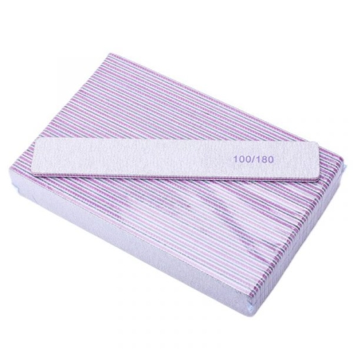 High-quality Rectangle Shape Double Sided Grit Emery Nail Polishing File-6