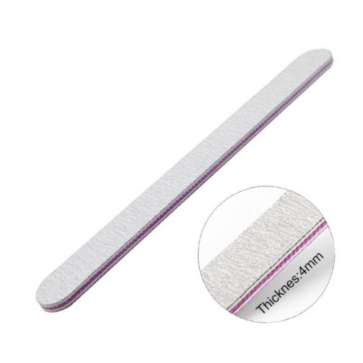 High-quality Slim Shape Double Sided Grit Emery Nail Polishing File-2