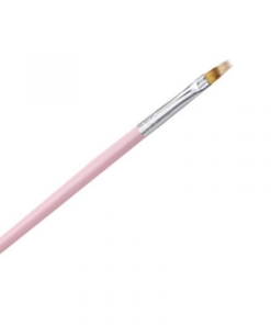 Long pink Wooden Handle Gradient Painting Pen Drawing Brush