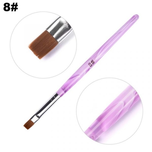 NO.8 of Gel Nail Brush With Spray Design Handle