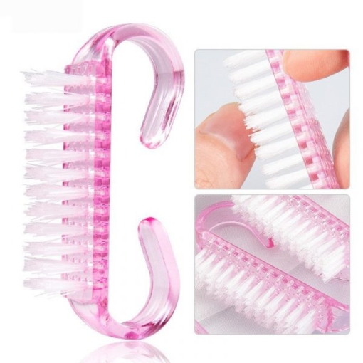 Plastic Mini Nail Art Dust Cleaning Brush-2