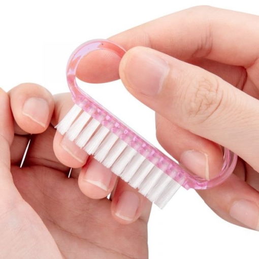 Plastic Mini Nail Art Dust Cleaning Brush-4