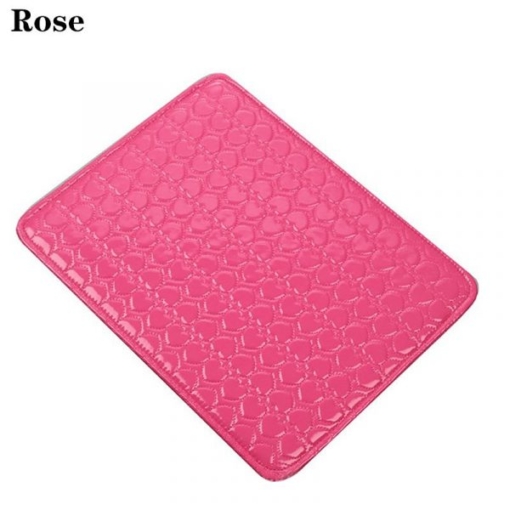 PU Leather Pillow Hand Holder Heart Pattern Manicure Table Mat Pad-10