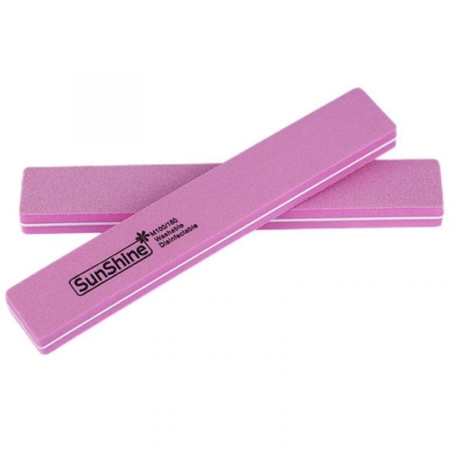 Sunshine Washabale Rectangle Shape Double Sided Sponge Nail File Buffer-5