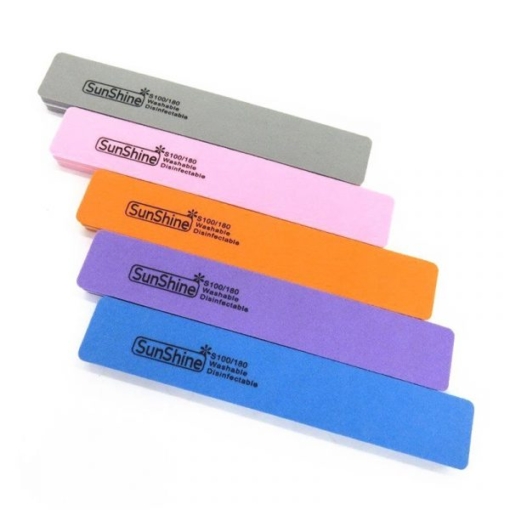 Sunshine Washabale Rectangle Shape Double Sided Sponge Nail File Buffer