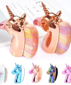 Unicorn Shape Nail Dust Remover Brush Makeup Brushes