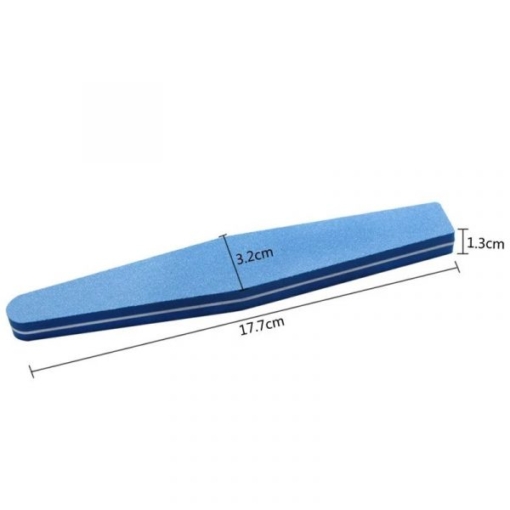 Washabale Rhombus Shape Double Sided Sponge Nail File Buffer-9