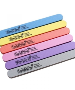 Washabale Slim Shape Double Sided Sponge Nail File Buffer