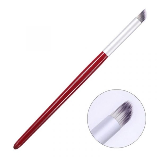 Wood Handle Gradient Color Change Nail Art Dye Drawing Painting Angled Brush